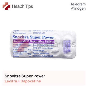 Левітра SNOVITRA SUPER POWER  купити ціна відгуки інструкції