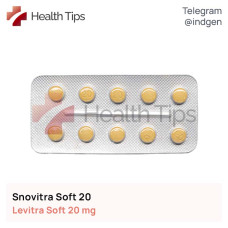 Левітра SNOVITRA SOFT 20 купити ціна відгуки інструкції