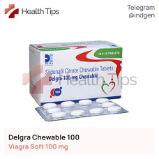 Віагра DELGRA CHEWABLE 100 купити ціна відгуки інструкції
